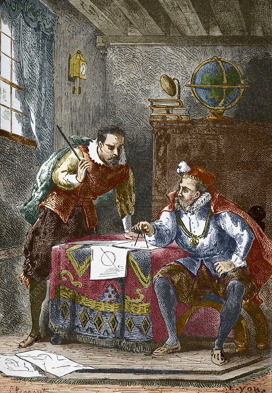 Tycho Brahe en Johannes Kepler